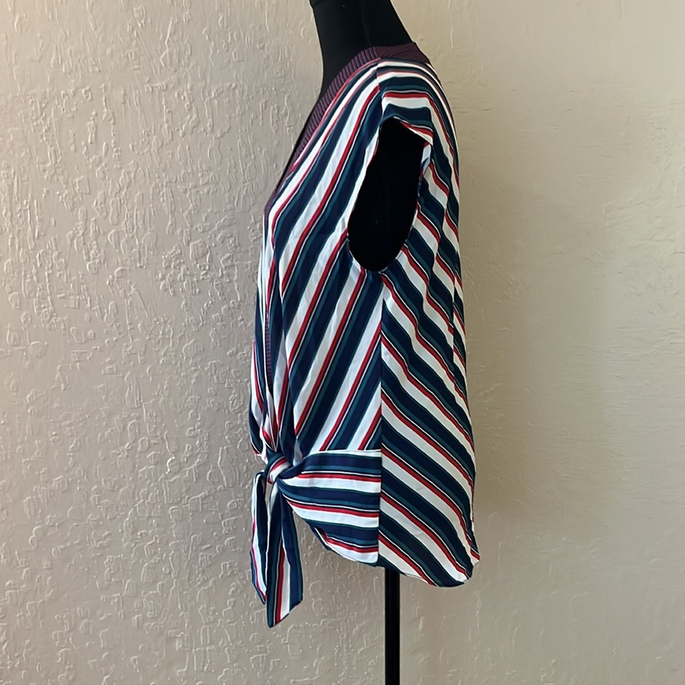 Trouve Multicolor Striped Blouse - image 2